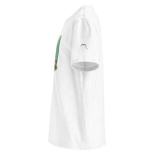 t-shirt premium coton bio femme homme longboard côté coloris blanc