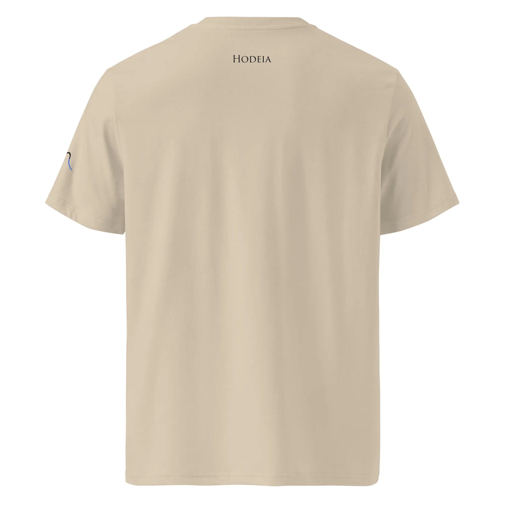 t-shirt premium coton bio femme homme shortboard dos coloris beige