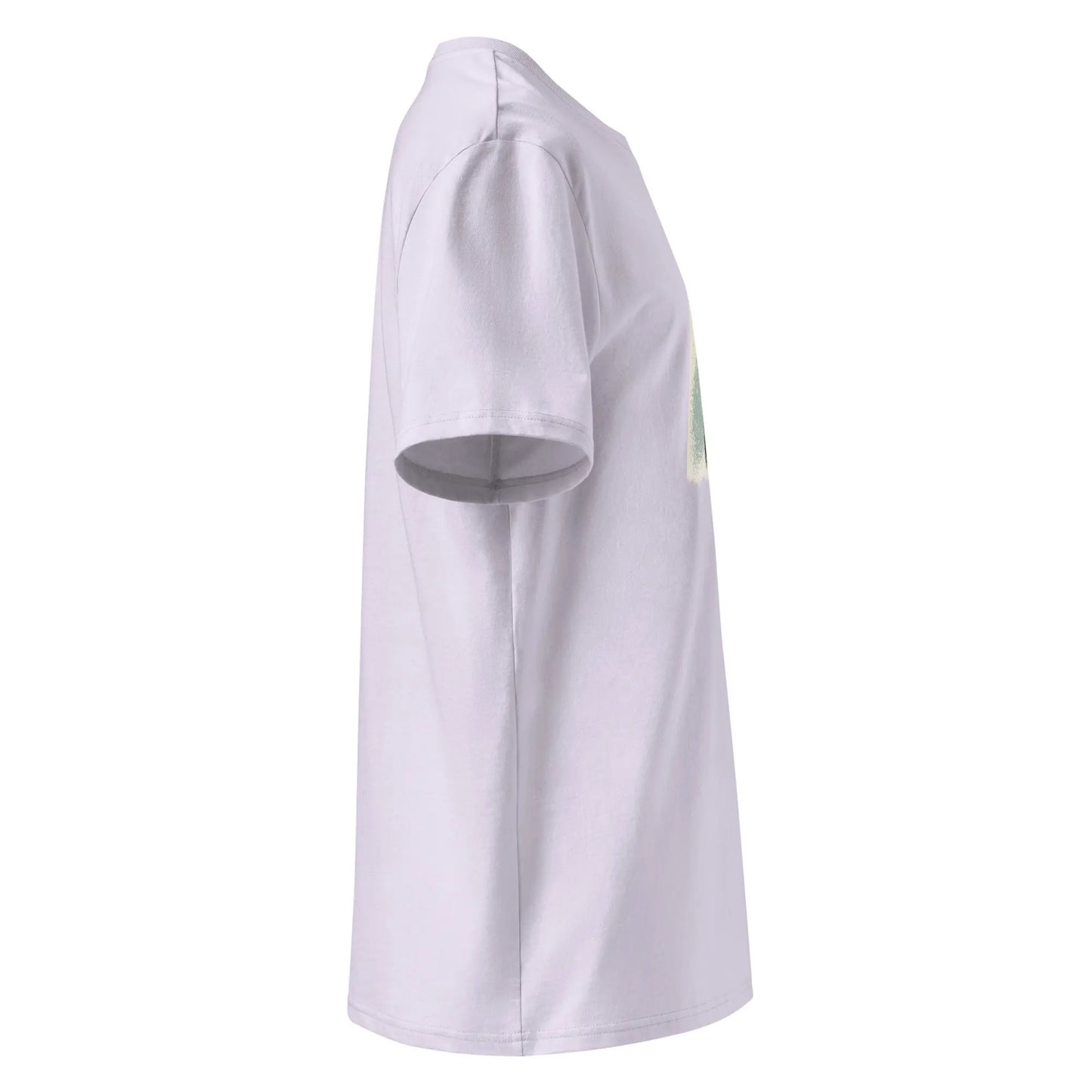 t-shirt premium coton bio femme homme shortboard côté coloris mauve clair