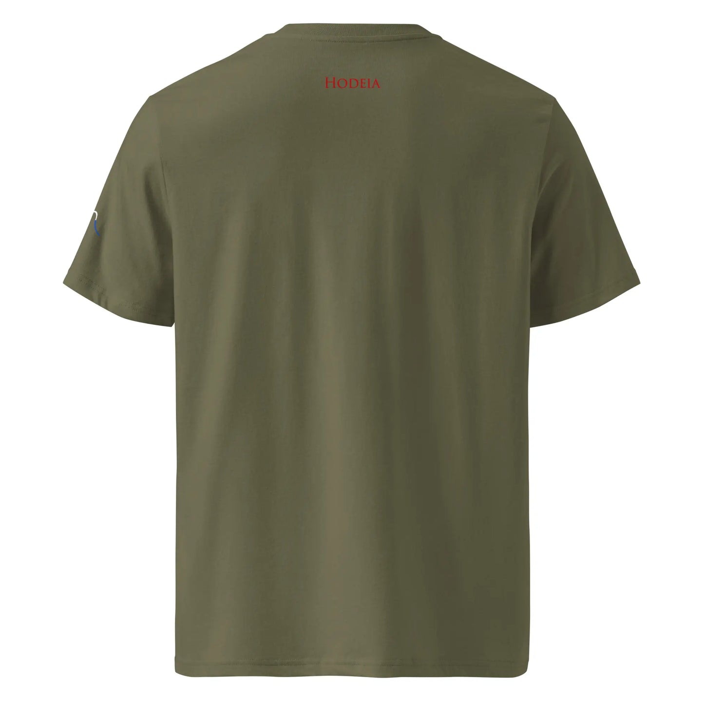 t-shirt premium coton bio femme homme vanlife dos coloris vert kaki