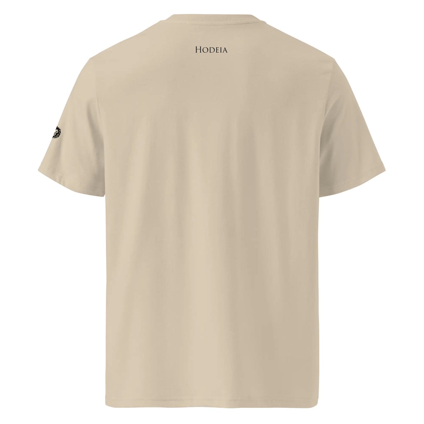 t-shirt premium coton bio femme homme zk dos coloris beige