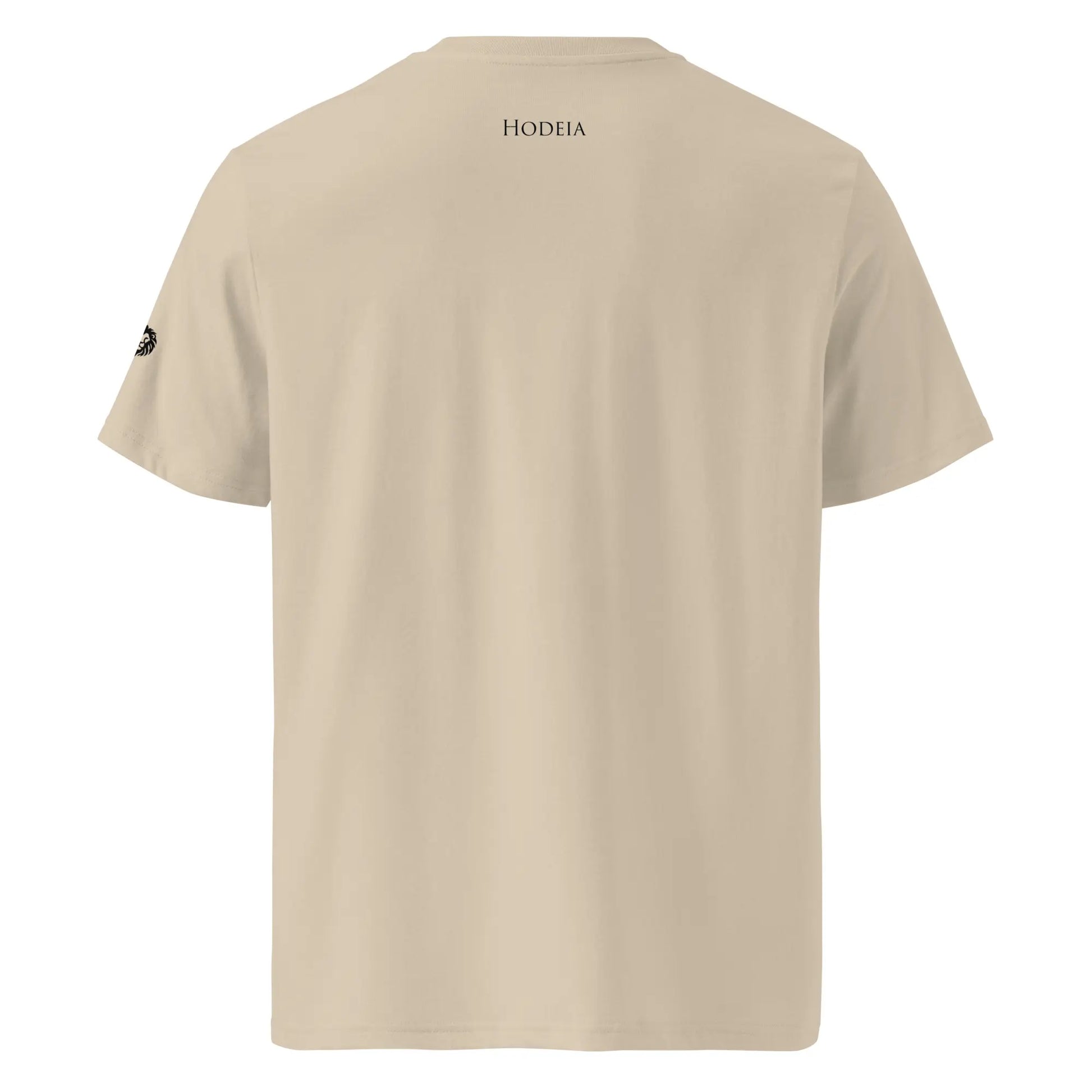 t-shirt premium coton bio femme homme zk dos coloris beige
