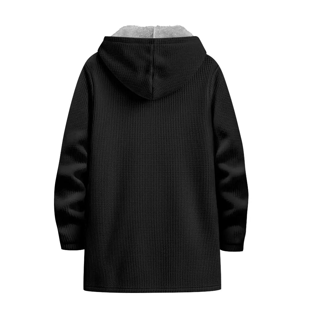 veste polaire longue homme chili dos coloris noir